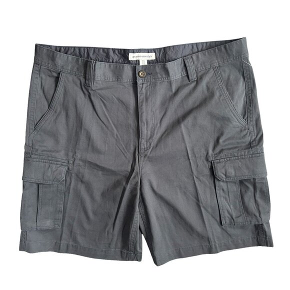 Amazon Essentials Men's Classic-Fit Cargo Short 100% Cotton 10" Inseam Navy 42 - Picture 4 of 12